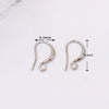 Copper Ushaped Ear Hooks 18K Gold Plated Handmade Diy Earrings Semifinished Material