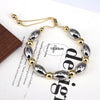 Copper Vacation Simple Style Beaded Oval Bracelets