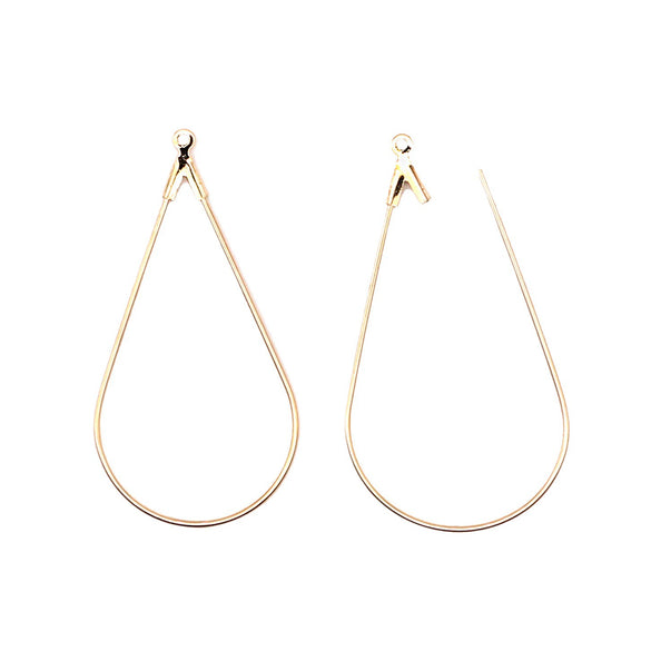 Copper Water Drop Diy Handmade Jewelry Accessories With Baking Paint Design