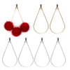 Copper Water Drop Diy Handmade Jewelry Accessories With Baking Paint Design