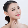 Copper Water Drop Zircon Earrings For Women Elegant Cutout Fashion Earrings With Diamondinlaid Craft