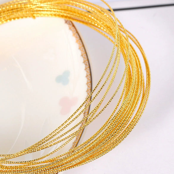 Copper Wire Diy Handmade Ear Jewelry Accessories With 18K Goldfilled Twist Wire And Electroplating Treatment Natural Style