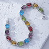 Copper Zircon Bracelet Natural Geometric Heart Drop Shape Women's Jewelry