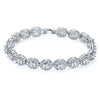 Copper Zircon Bracelet Natural Geometric Heart Drop Shape Women's Jewelry