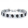 Copper Zircon Bracelet Natural Geometric Heart Drop Shape Women's Jewelry