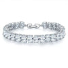 Copper Zircon Bracelet Natural Geometric Heart Drop Shape Women's Jewelry