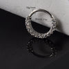 Copper Zircon Nose Rings Earrings Ear Bone Rings Body Piercing Earrings Unisex Geometric Electroplated