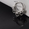 Copper Zircon Nose Rings Earrings Ear Bone Rings Body Piercing Earrings Unisex Geometric Electroplated