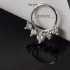 Copper Zircon Nose Rings Earrings Ear Bone Rings Body Piercing Earrings Unisex Geometric Electroplated
