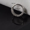 Copper Zircon Nose Rings Earrings Ear Bone Rings Body Piercing Earrings Unisex Geometric Electroplated