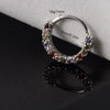 Copper Zircon Nose Rings Earrings Ear Bone Rings Body Piercing Earrings Unisex Geometric Electroplated