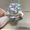 Copper Zircon Ring Light Luxury Geometric Style For Women