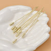 Corsage Jewelry Accessories Copper Electroplated Handmade Pointed Diy