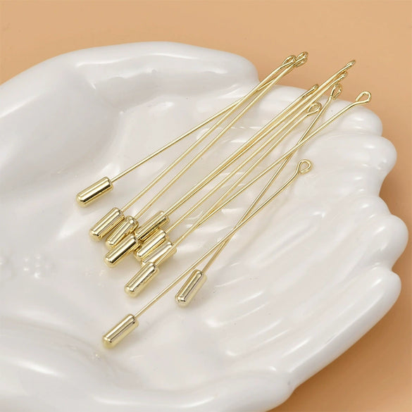 Corsage Jewelry Accessories Copper Electroplated Handmade Pointed Diy