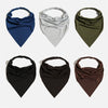 Cotton Extended Triangle Scarf And Headband Turban Headwear With Geometric Style