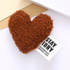 Cotton Plush Love Accessories Heart Shaped Clothing Accessories Hat With Semi Manual Processing For Autumn And Winter
