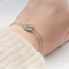 Couple Bracelet Copper Electroplated Moon Sun Style