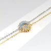 Couple Bracelet Copper Electroplated Moon Sun Style