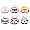 Couple Bracelet Set Loveshaped Handwoven Simple Style
