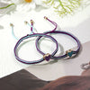 Couple Bracelet Set Loveshaped Handwoven Simple Style
