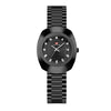 Couple Business Style Quartz Watch Alloy Case Stainless Steel Band Oval Dial Waterproof