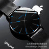 Couple Mesh Belt Quartz Watch Alloy Case Stainless Steel Strap And Buckle Round Dial Leisure Style