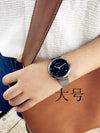Couple Metal Alloy Belt Chain Watch Round Dial Retro Simple Leisure Style