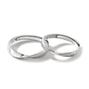 Couple Mobius Ring 925 Sterling Silver Geometric Electroplated Jewelry
