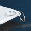 Couple Mobius Ring 925 Sterling Silver Geometric Electroplated Jewelry