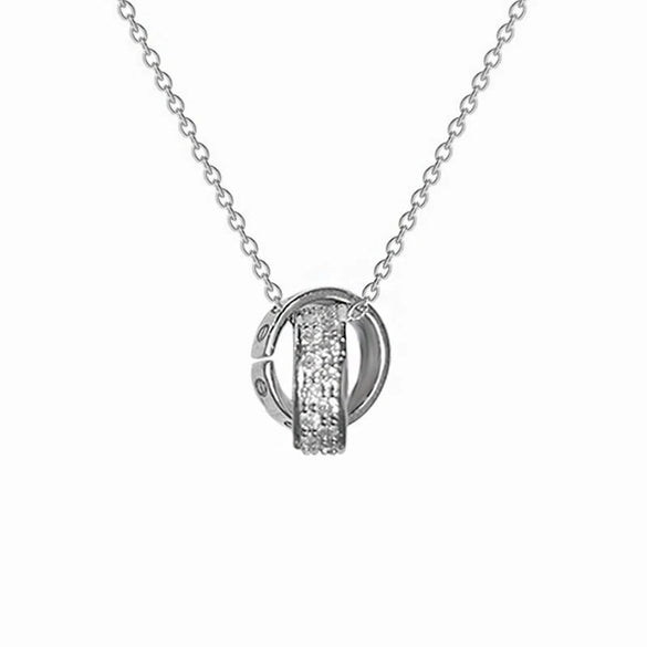 Couple Necklace Titanium Steel Geometric Light Luxury Simple Design Jewelry