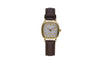 Couple Quartz Belt Watch Alloy Case Imitation Leather Strap Square Dial