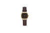 Couple Quartz Belt Watch Alloy Case Imitation Leather Strap Square Dial