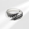 Couple Ring Angel And Devil Wings Retro Style Copper Electroplated