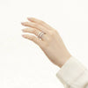 Couple Ring Hiphop Style Copper Retro Geometric Line Winding Zircon Jewelry