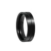 Couple Rings Stainless Steel Geometric Electroplating Zircon Jewelry