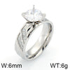 Couple Rings Titanium Steel Light Luxury Wave Pattern Electroplated