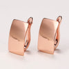 Couple Style Rectangular Geometric Copper Earrings
