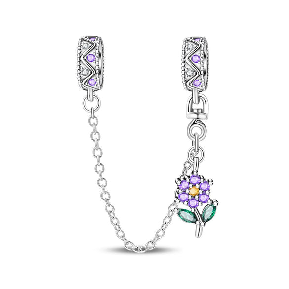 Couple Sun Moon Safety Chain Charm Hanging Beads Diy Jewelry Accessories Bracelet Necklace Silver Plated Dripping Oil Original Design