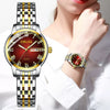 Couple's Leisure Quartz Watch With Alloy Case And Stainless Steel Strap
