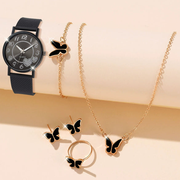 Couple's Leisure Style Alloy Watch With Round Dial