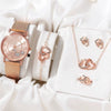 Couple's Leisure Style Alloy Watch With Round Dial