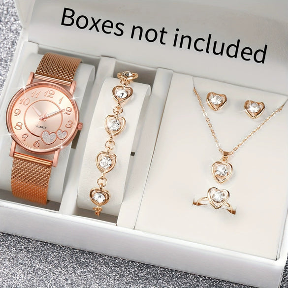 Couple's Leisure Style Alloy Watch With Round Dial