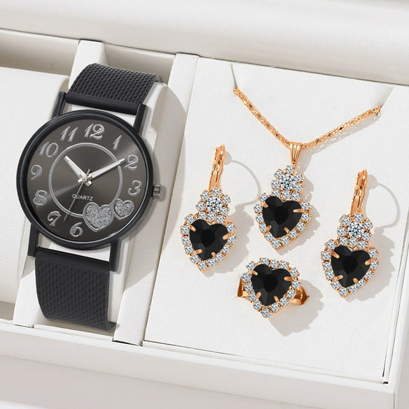 Couple's Leisure Style Alloy Watch With Round Dial