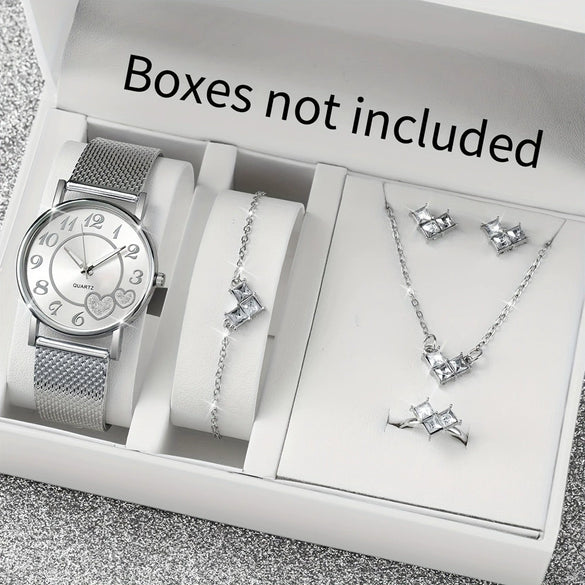 Couple's Leisure Style Alloy Watch With Round Dial