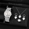 Couple's Leisure Style Alloy Watch With Round Dial