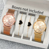 Couple's Leisure Style Alloy Watch With Round Dial