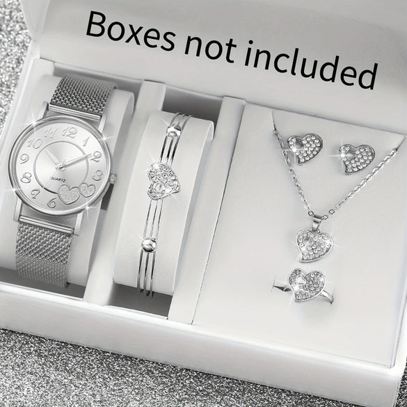 Couple's Leisure Style Alloy Watch With Round Dial
