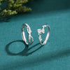 Couple's Ring 925 Silver Niche Design Mori Style Electroplated Opening Ring Jewelry