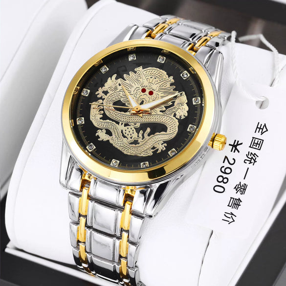 Couple's Stainless Steel And Alloy Watch Automatic Movement Luminous Waterproof Calendar Mechanical Rectangle Business Style
