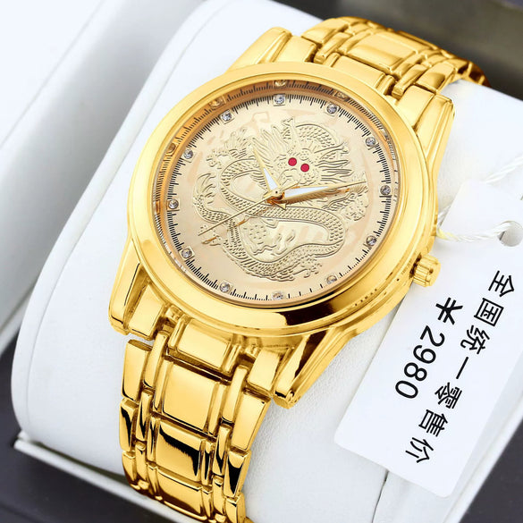 Couple's Stainless Steel And Alloy Watch Automatic Movement Luminous Waterproof Calendar Mechanical Rectangle Business Style